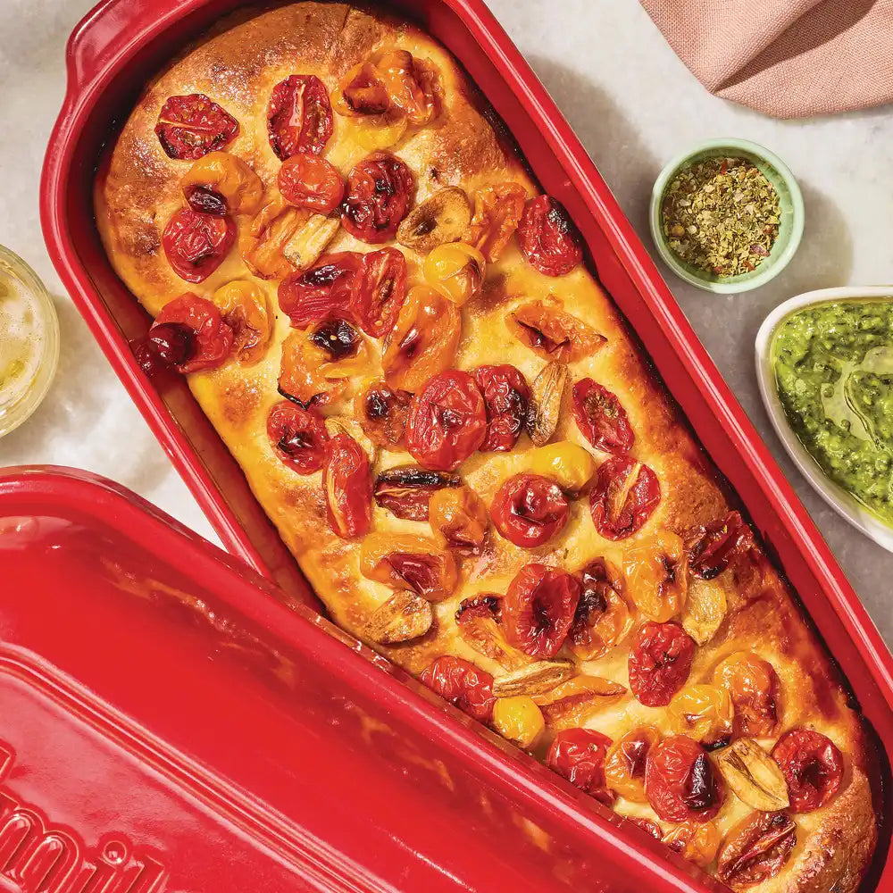 Glazed Long Covered Baker