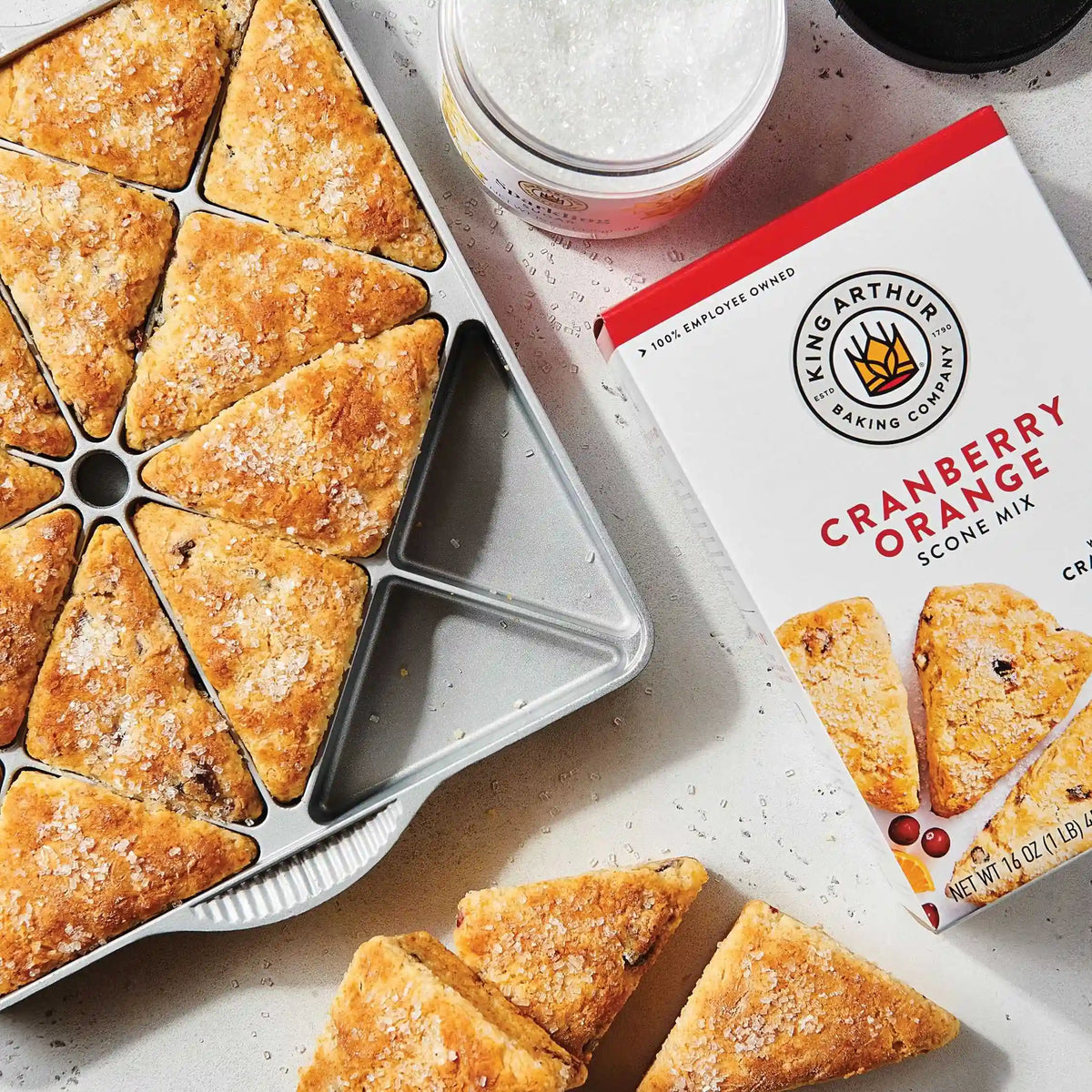 Cranberry-Orange Scone Mix and Mini Scone Pan Set